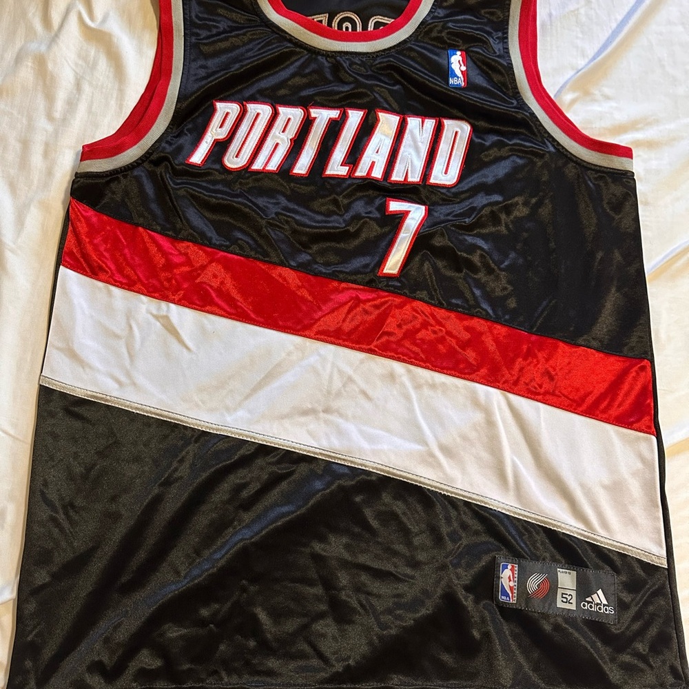 Adidas Black and Gray NBA Roy Jersey